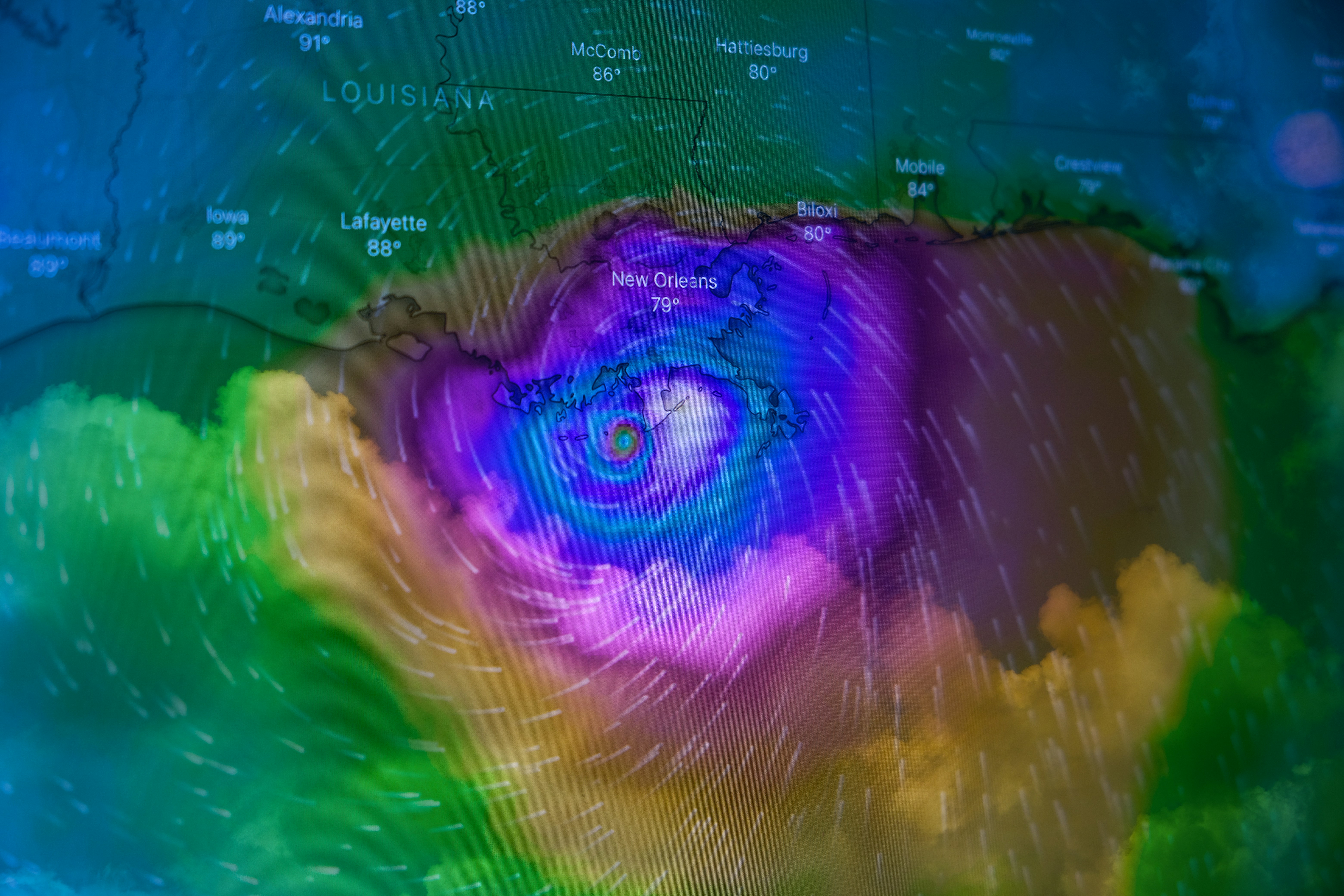Severe weather impact on power infrastructure