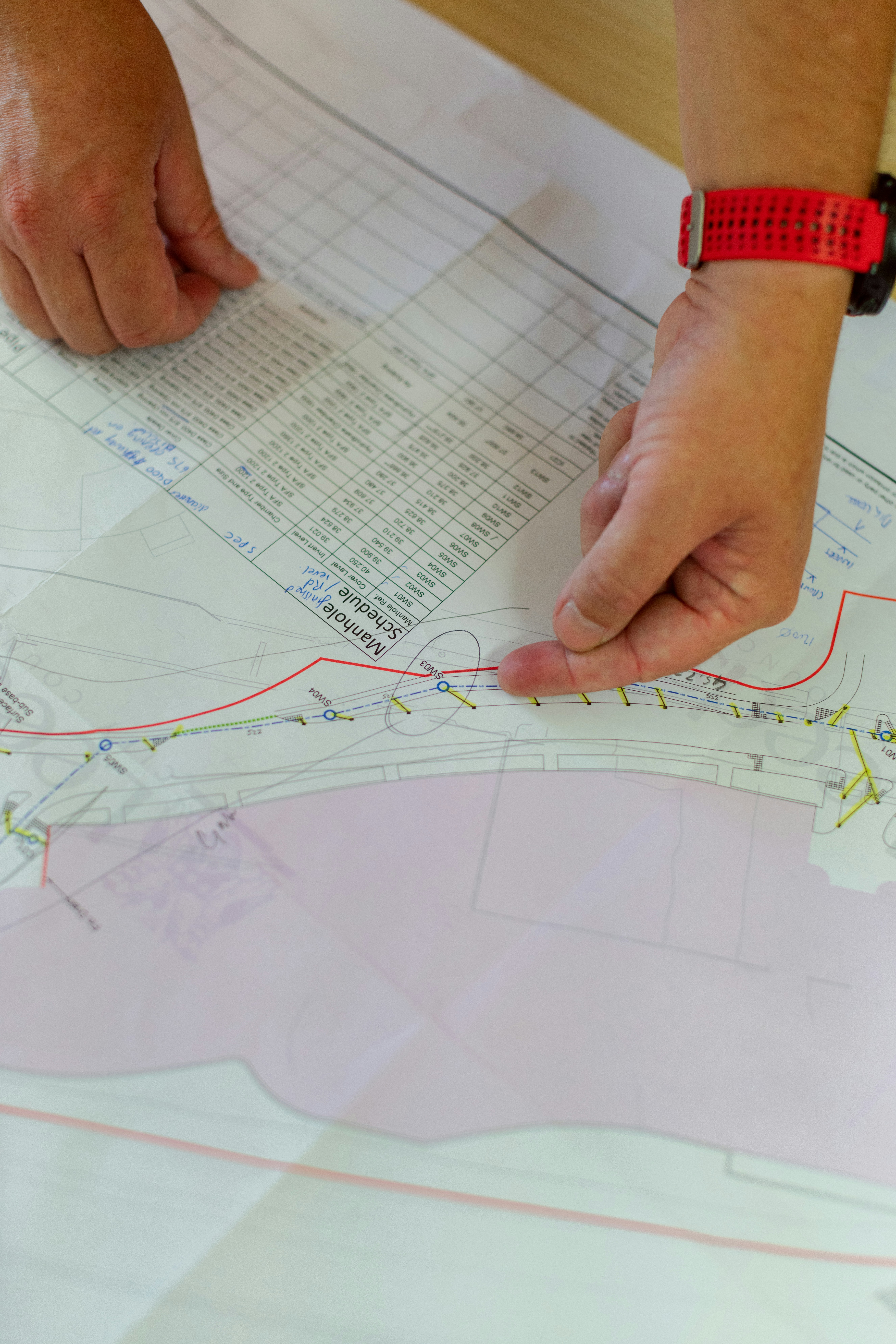 Route and permit planning documents for a project freight move